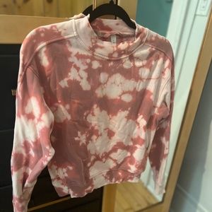 Lululemon cropped crew neck sweater